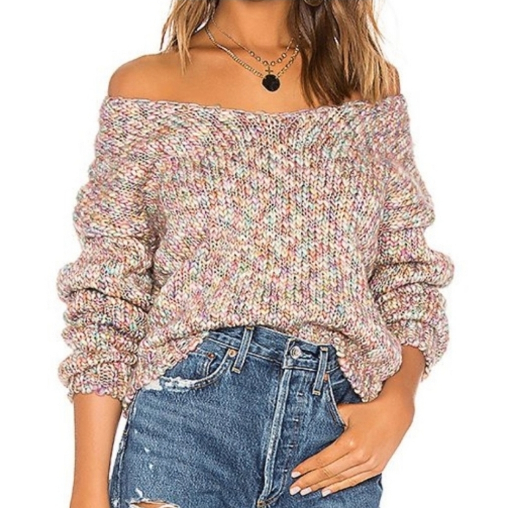 Mes Demoiselles Jefferson Sweater Pastel Multicolor Size 2|M